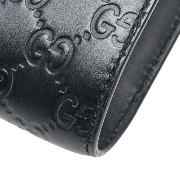 GUCCI Authentic Black Leather Horsebit Shoulder Bag - Picture 10 of 15